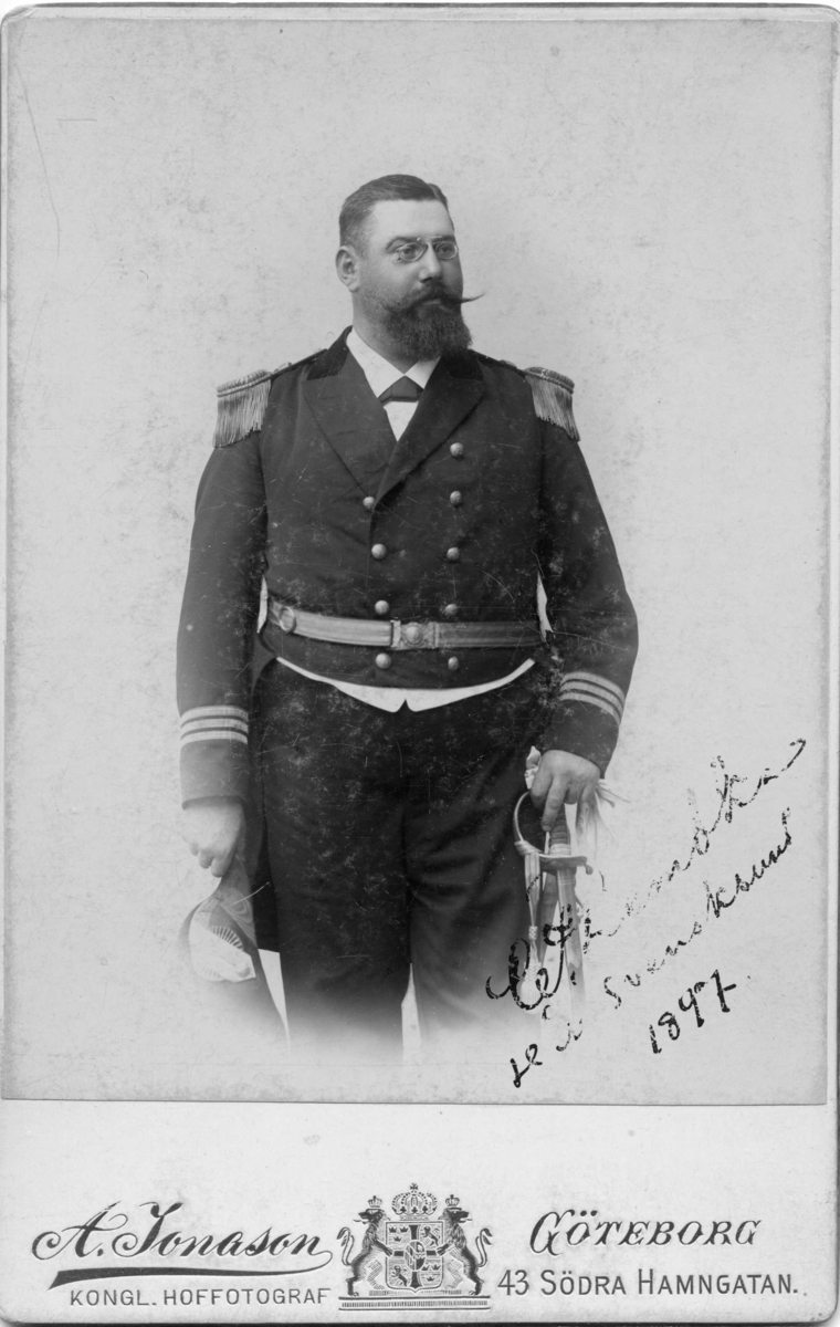 C J Lembke, läkare på HMS Svensksund 1897.