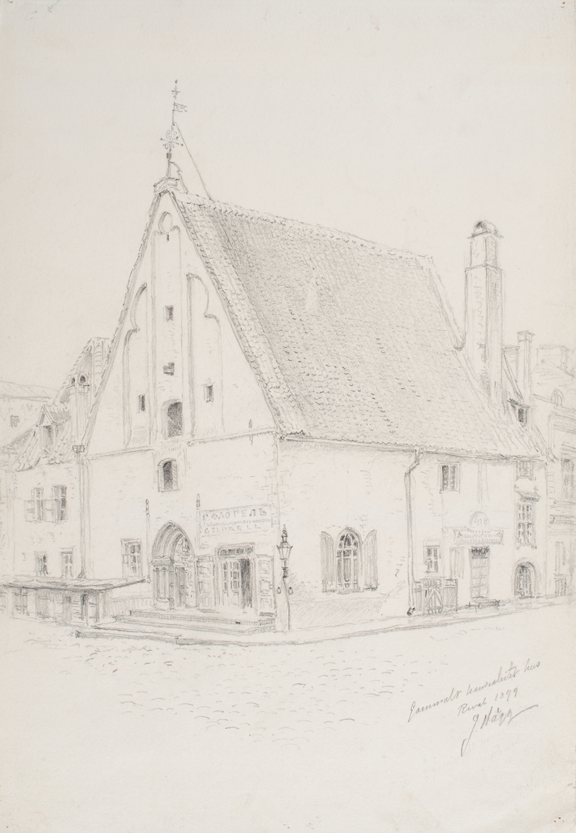 Gammalt hanseatiskt hus. Reval 1899