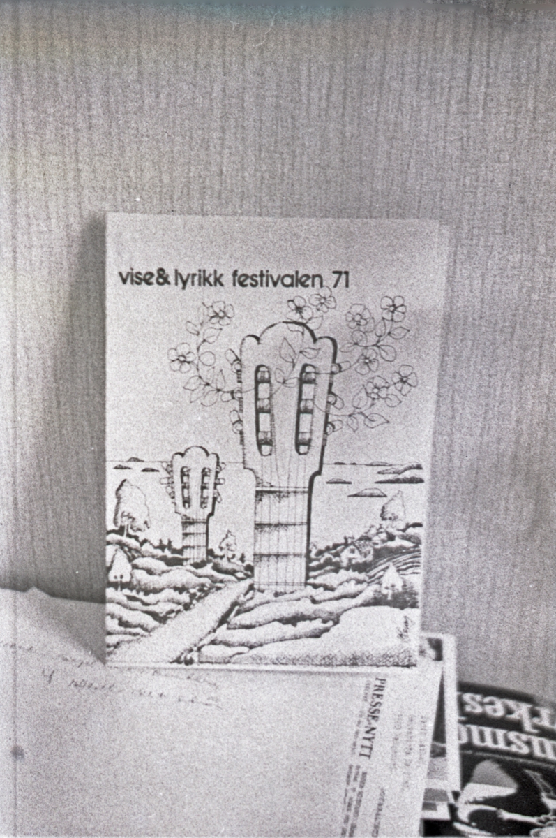 Vise & Lyrikkfestival 1971 - Terje Emil Johannessen - Programet