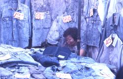 Gatebod i Hong Kong.