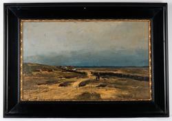 Jærlandskap [Olje på plate]