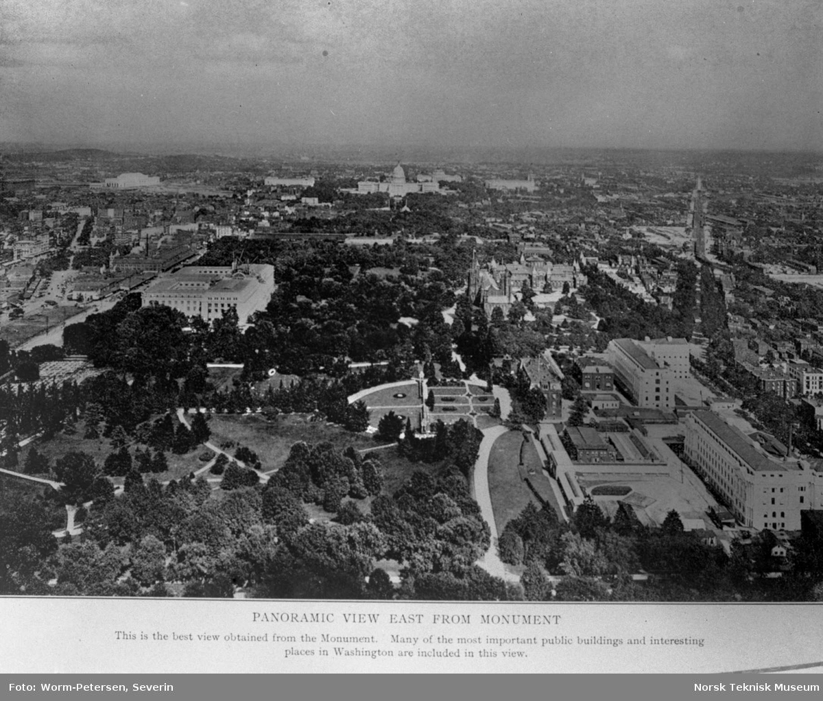 Washington, panoramabilde over byen