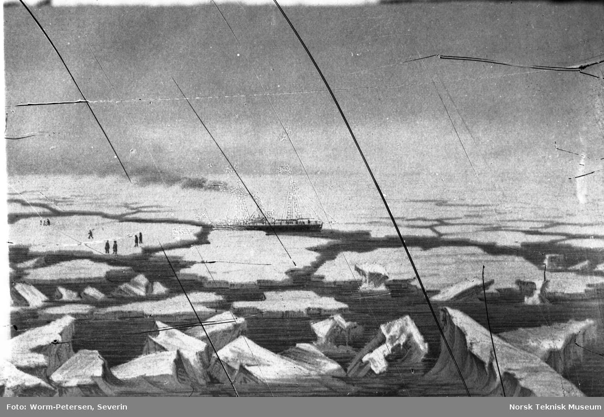 Skip i ishavet (Svalbard?)
