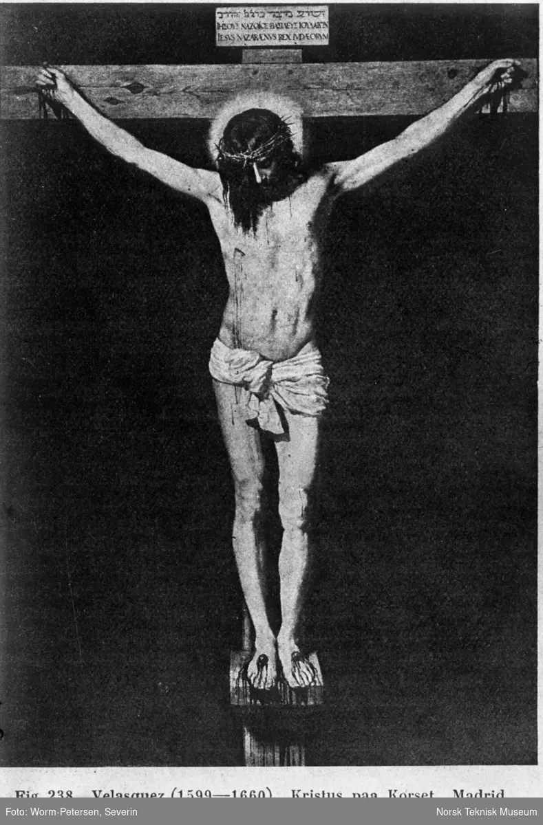 Avfotograferinger av kunst, Velàzquez, Kristus på korset, 1632.