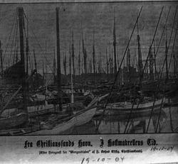Fra Kristiansands havn i høstmakrellens tid