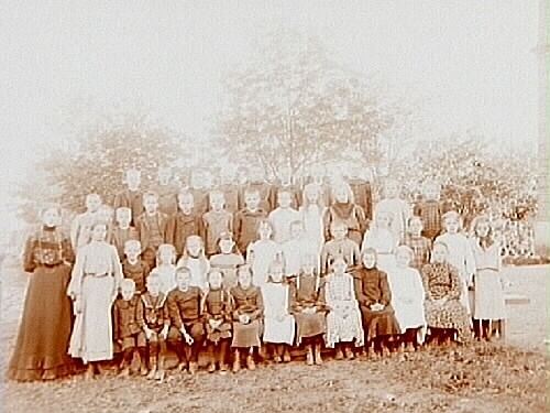 Hallsbergs skola, skolbarn. Gunhild Jansson - Örebro läns museum ...