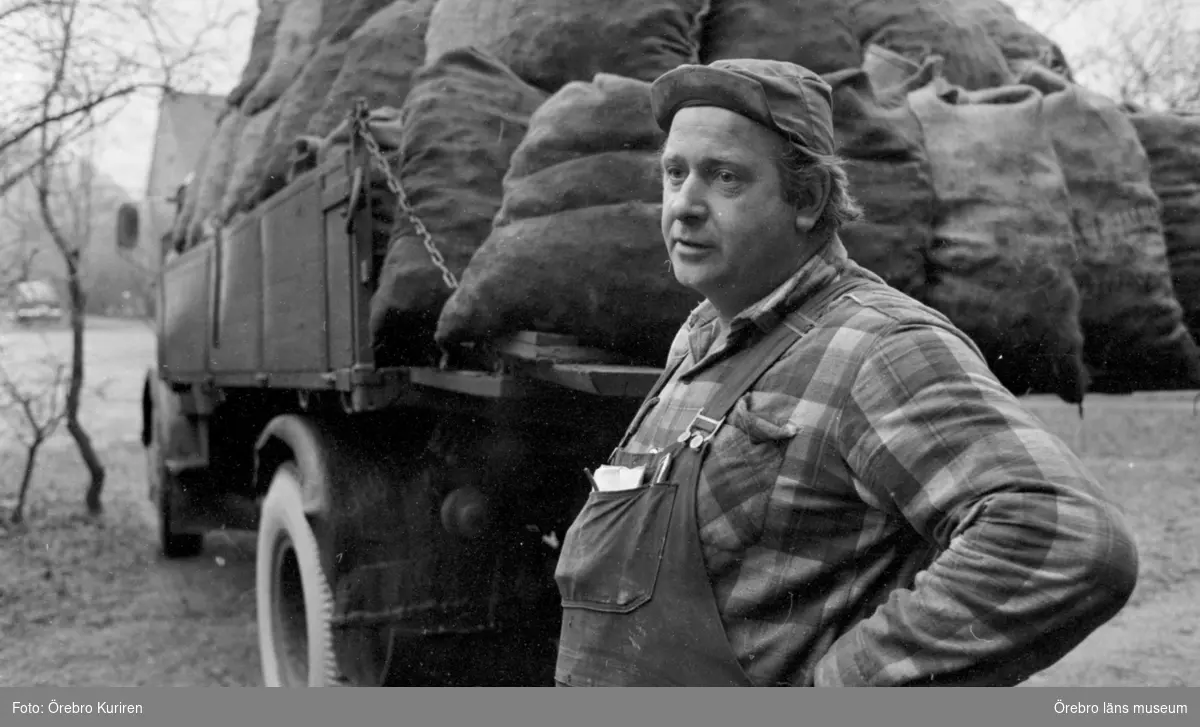 Kung Koks, 1970-12-18

Koksutkörare Roland Andersson. En säck koks kostade vid tillfället cirka 30 kronor. Koks användes som bränsle i fastgheter med äldre värmepannor.
