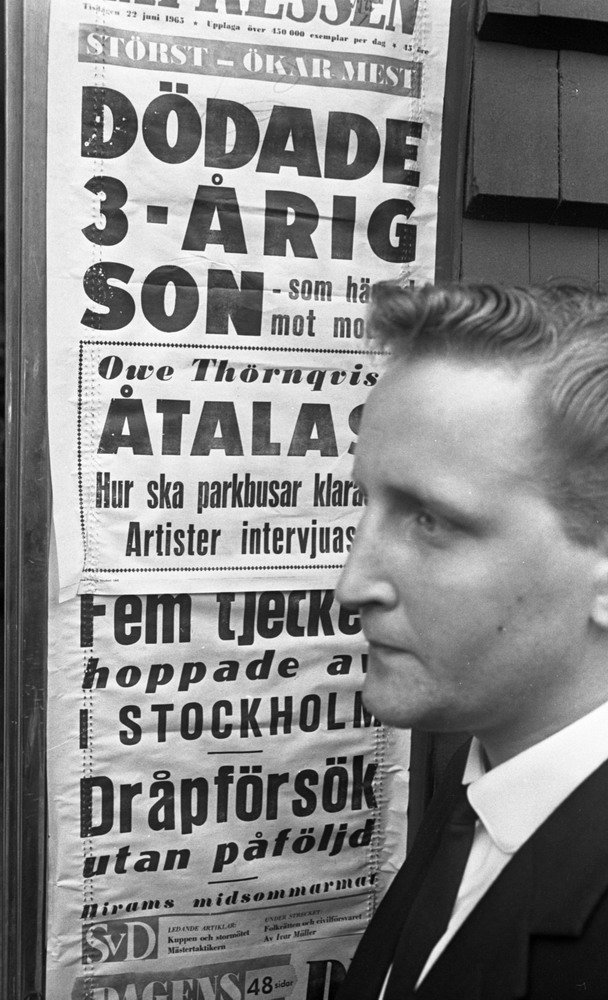 Fick på käften av Törnqvist 23 juni 1965