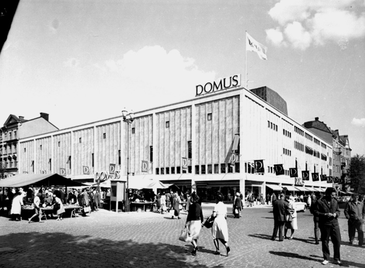 Konsum Domus, exteriör.
Beställare: David Westman, Stora Nygatan 27, Stockholm.