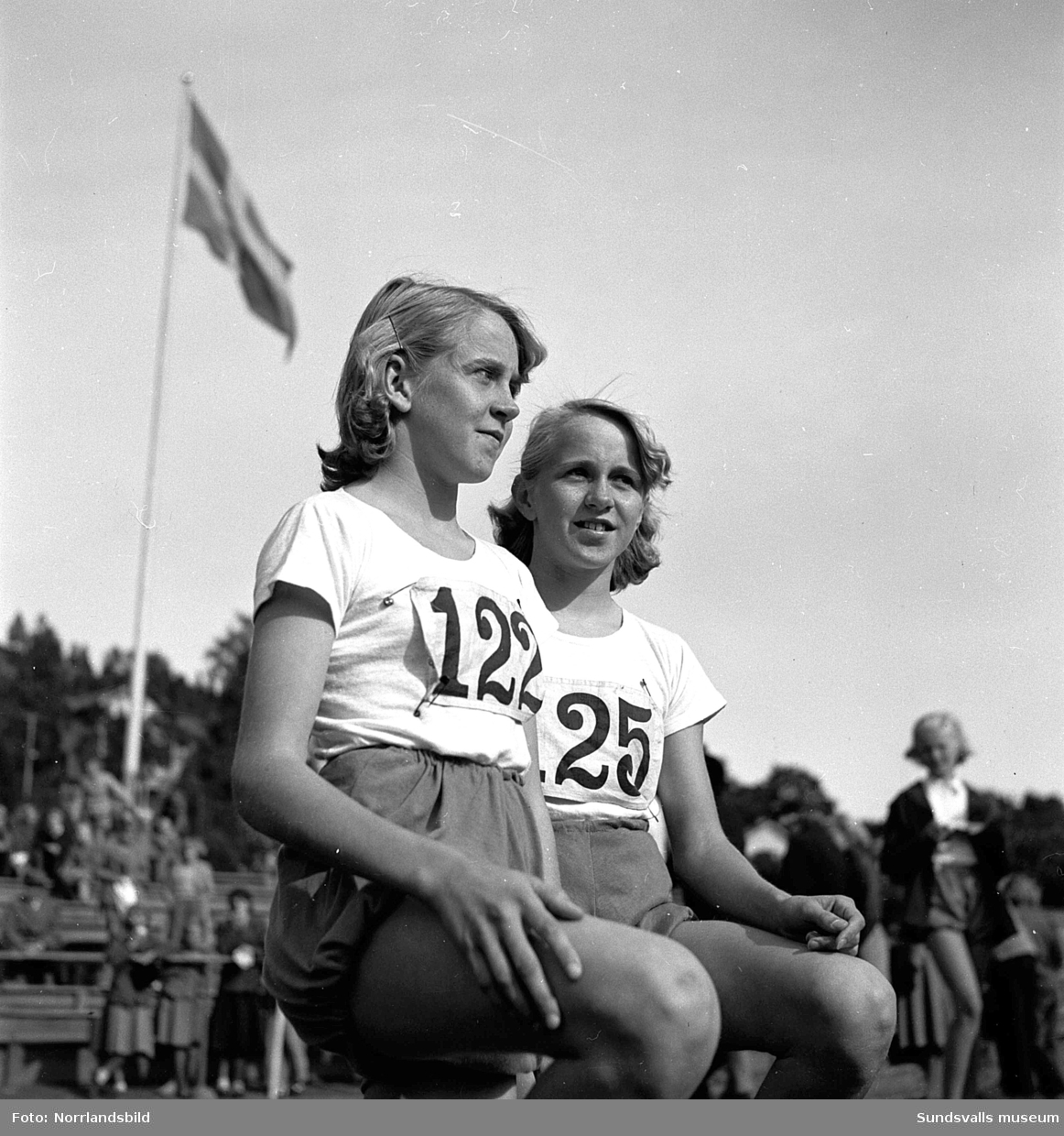 Sundsvalls folkskolors friidrottstävlingar i Idrottsparken.
