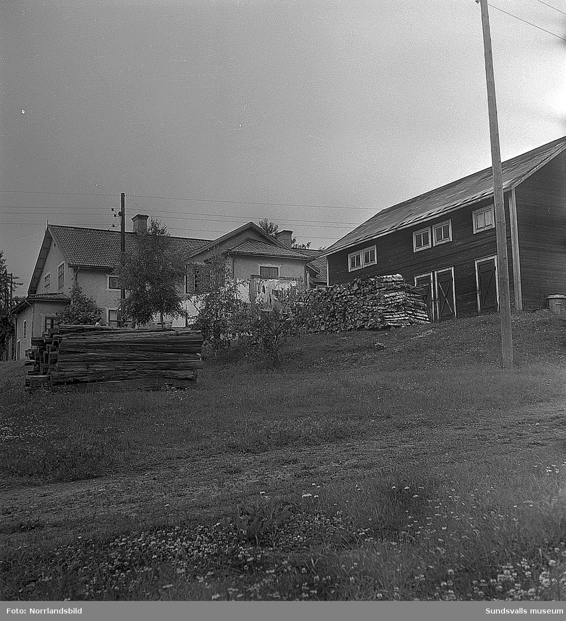 Gamla bostäder i Kubikenborg.