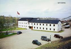 Kontorbygningen ved Torp Brug i Borge i Østfold, antakelig f