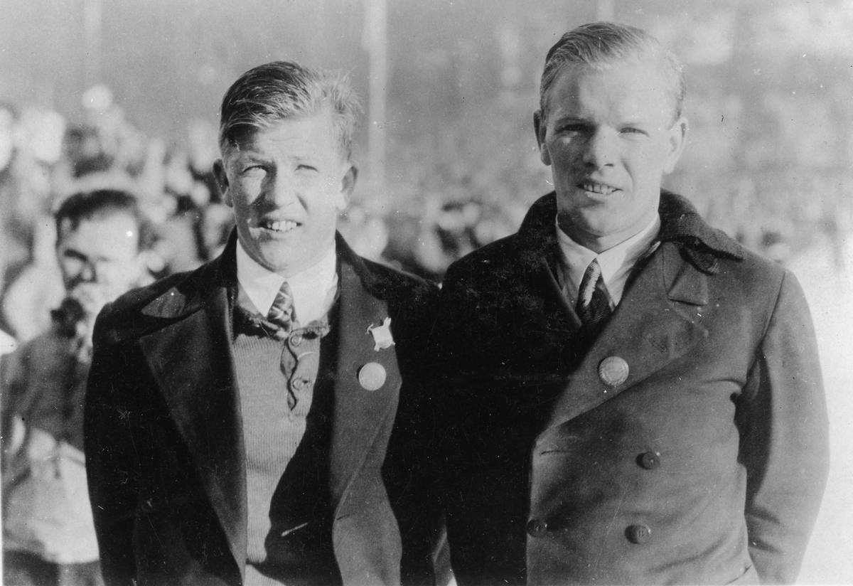 Young brothers Birger and Sigmund Ruud in 1930