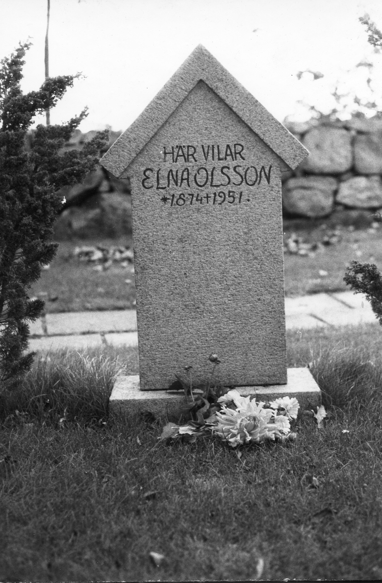 Eric Nilsson, Harplinge (1903-82). Foto Lars Nilsson.