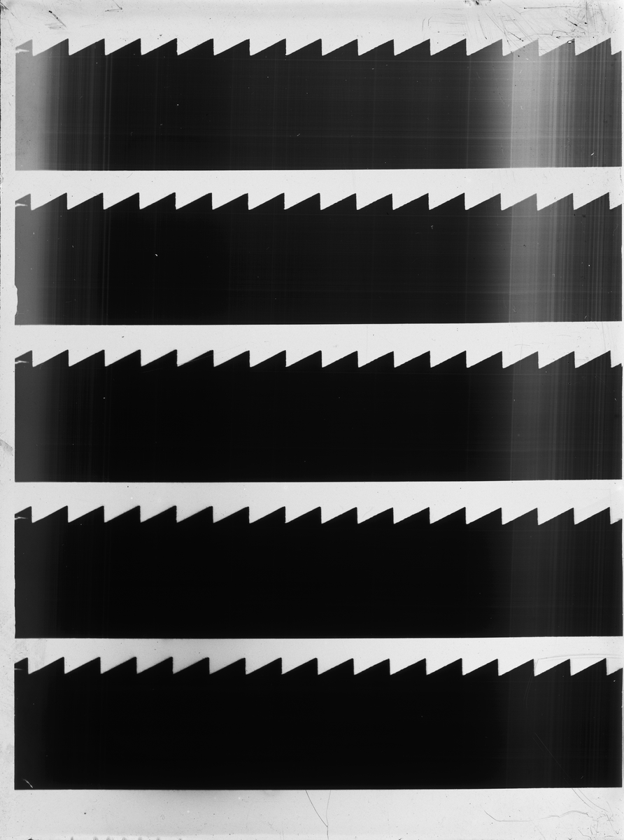 Sensitometerfotogram medelst gråkil enligt Eder och Hecht.