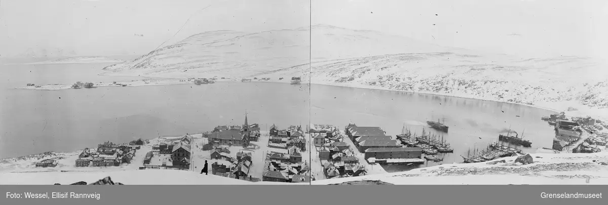 Panorama over Hammerfest, 1899.