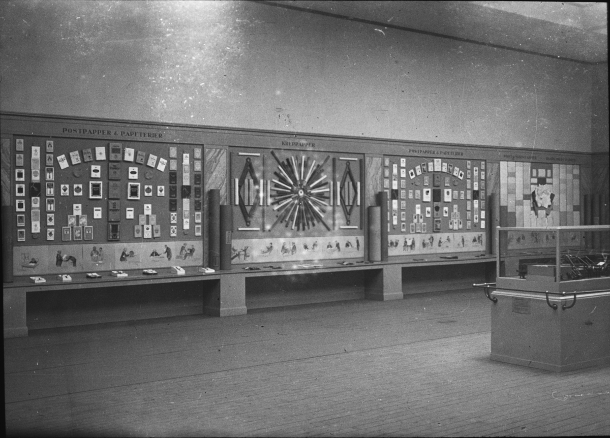 Bild från Baltiska utställningen i Malmö 1914, konstindustri och hantverksutställning.