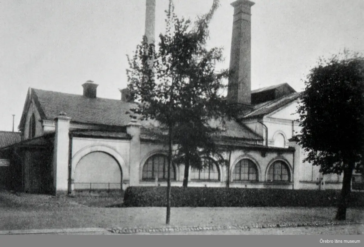 Motiv Gamla gasverket vid Slottsgatan/Järnvägsgatan.
Tid: 1910-talet.