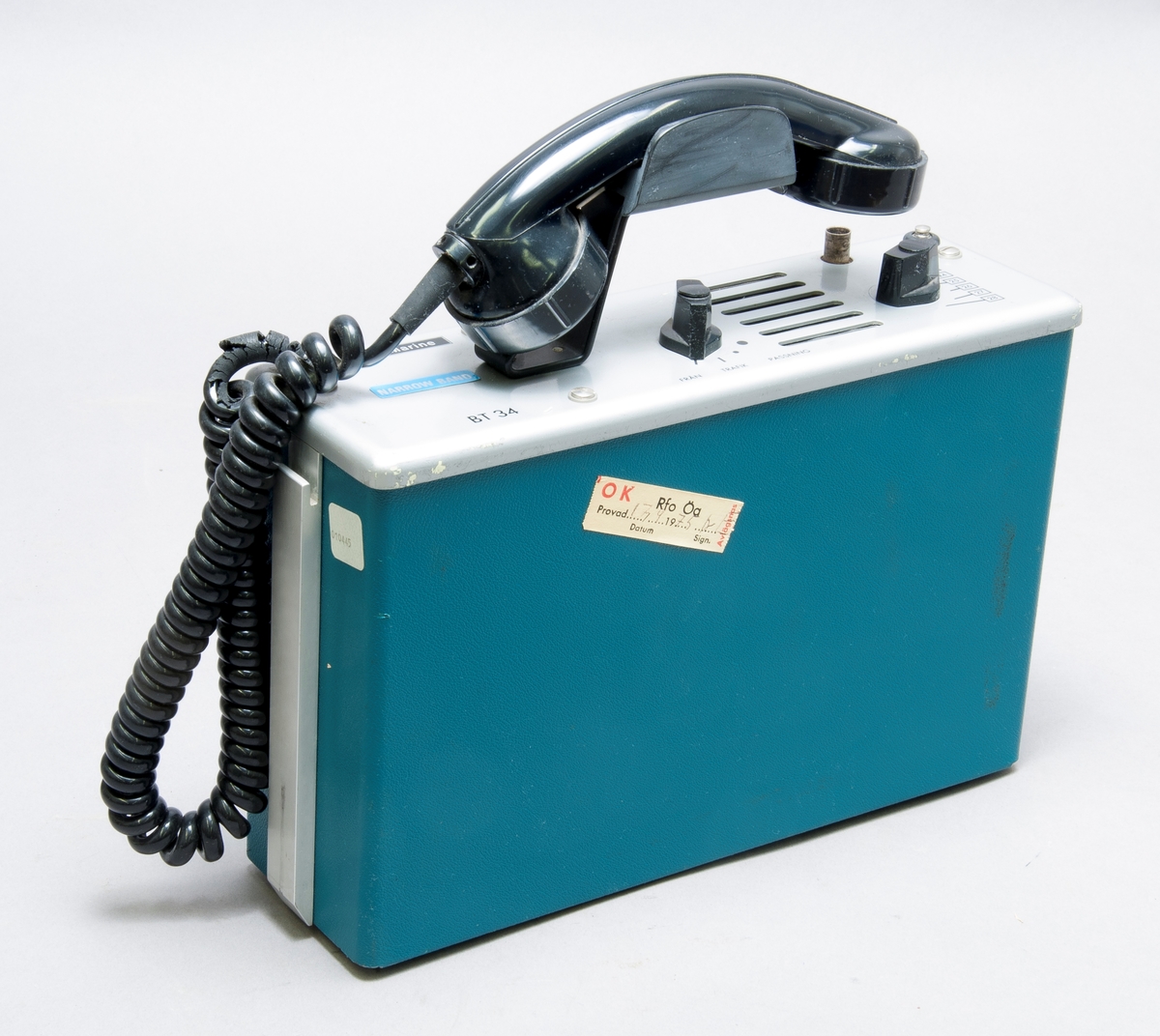 Radiotelefon, VHF, Tvt typ BT 34.