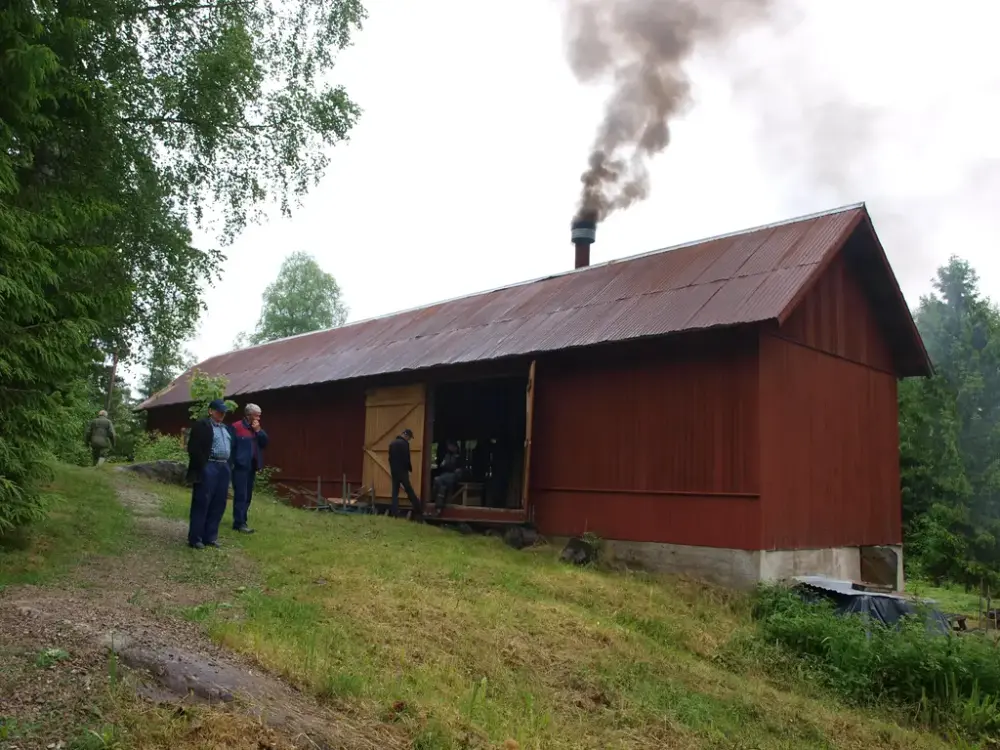 Oversiktsbilde over Gaustadsjøsaga på Skotterud