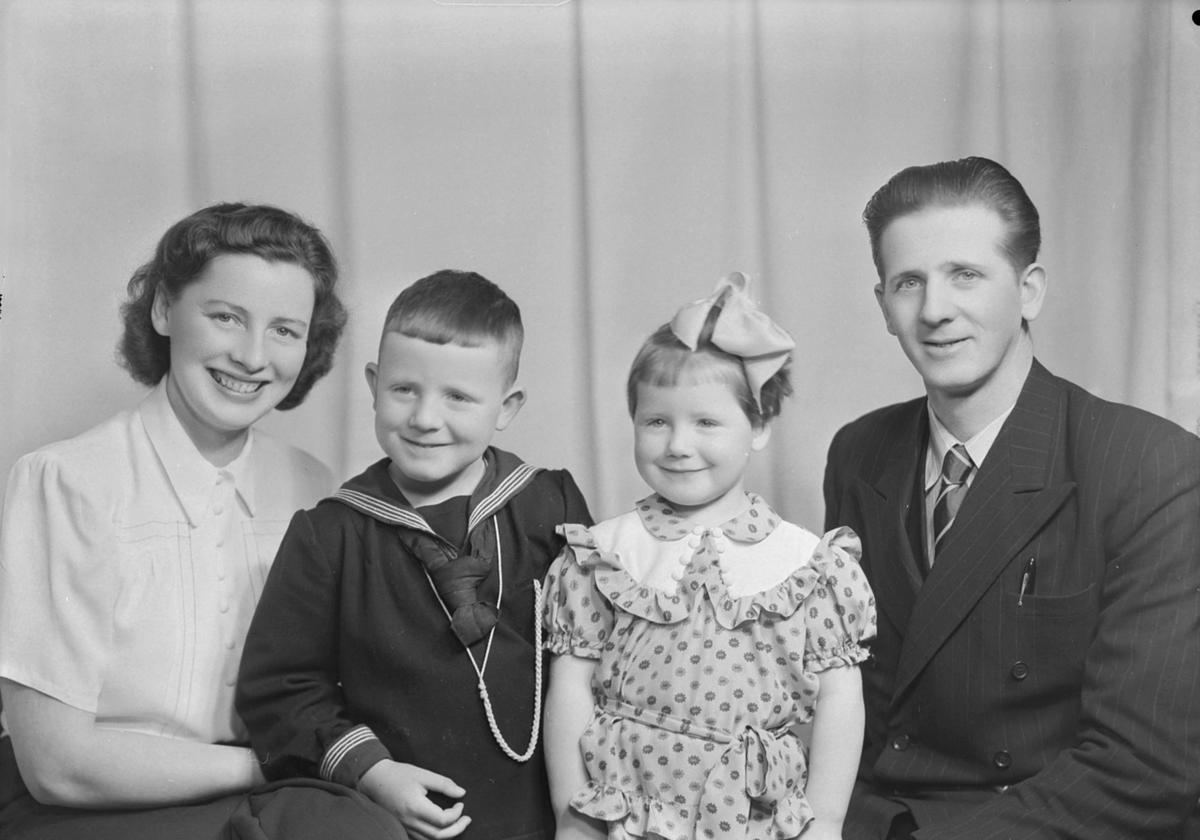 Einar Frantzen med familie