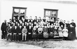 Skolebilde fra Skovholt under Østre Komnæs sør for Bjørkelan