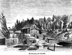 Sluseanlæg ved Brække.