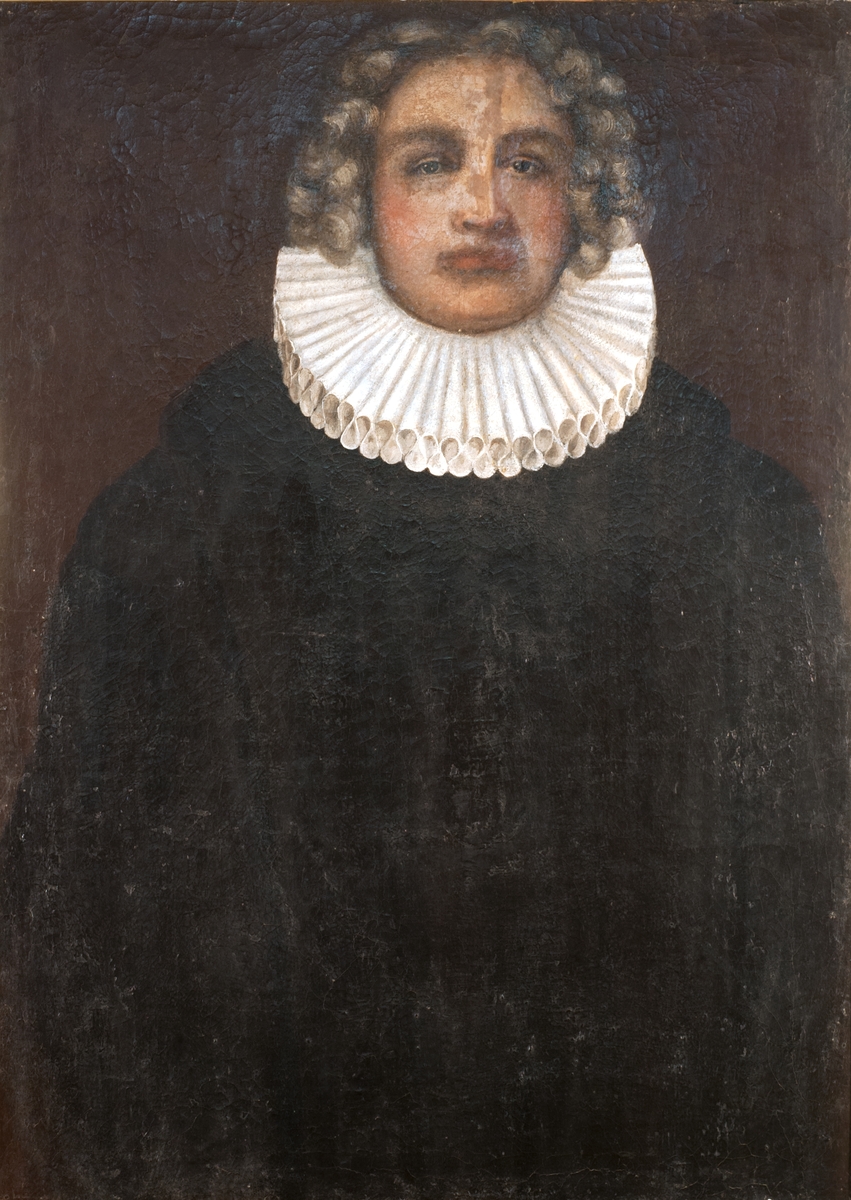 Sogneprest Thomas Boesen, portrett, Stange kirke.