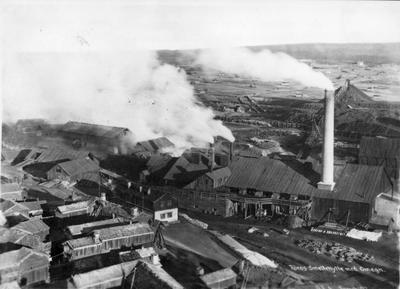 Smeltehytta på Røros 1907. Foto/Photo