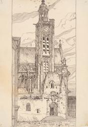 Stefanokirken i Paris [Tegning]