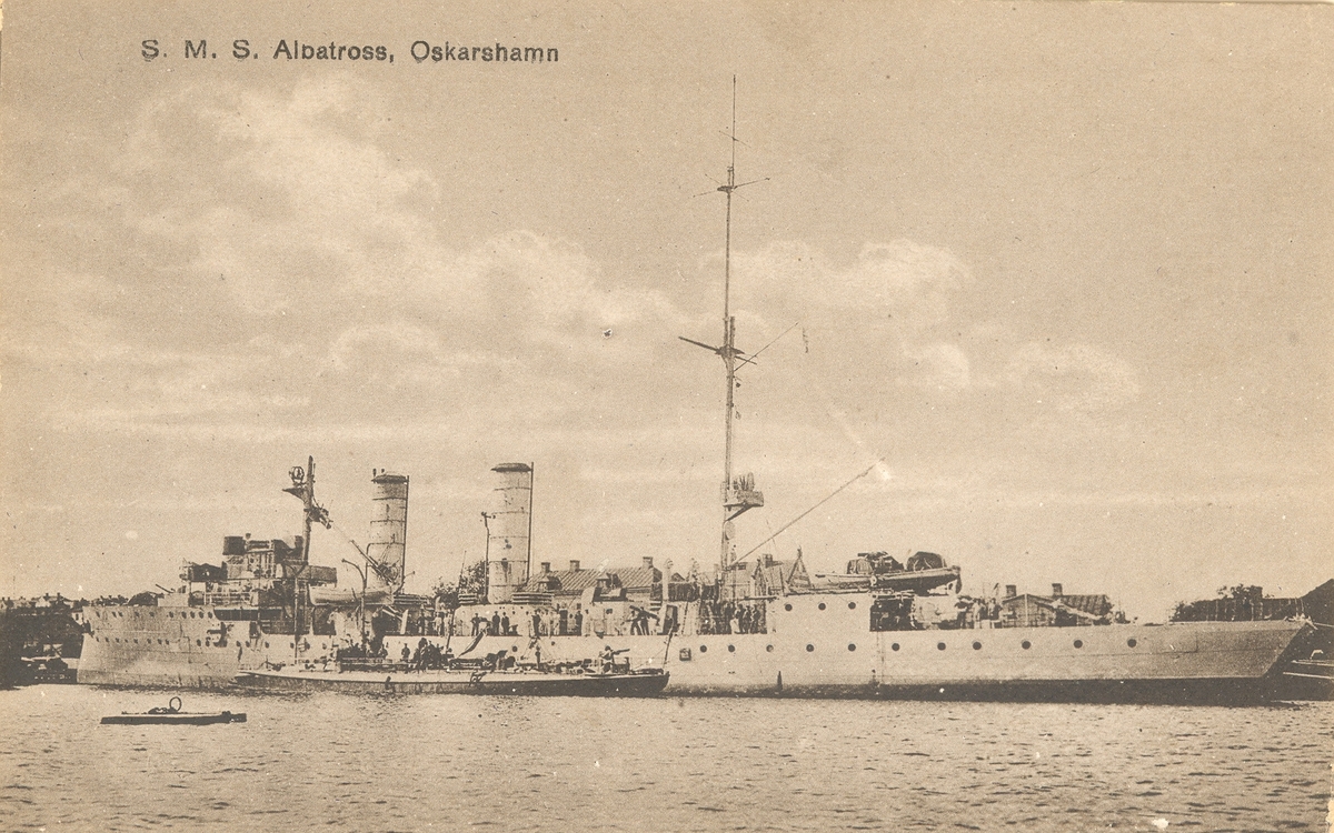 S.M.S. Albatross.
Minsvepning utanför Oskarshamn 1916.