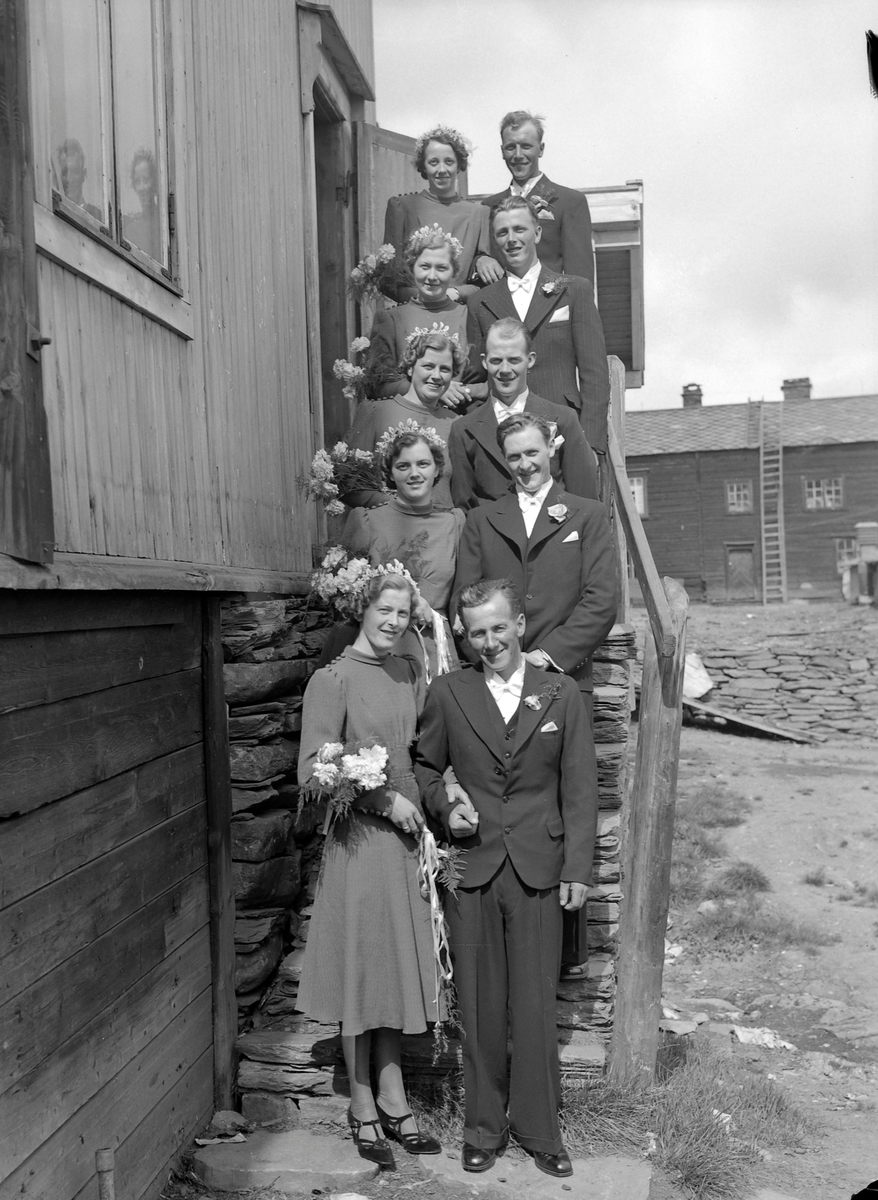 5 søsken Thørn gifter seg på Røros