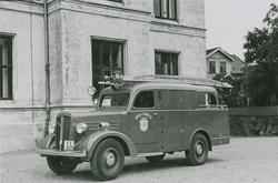 FWD lastebil modell HS som brannbil til Arendal brannvesen
