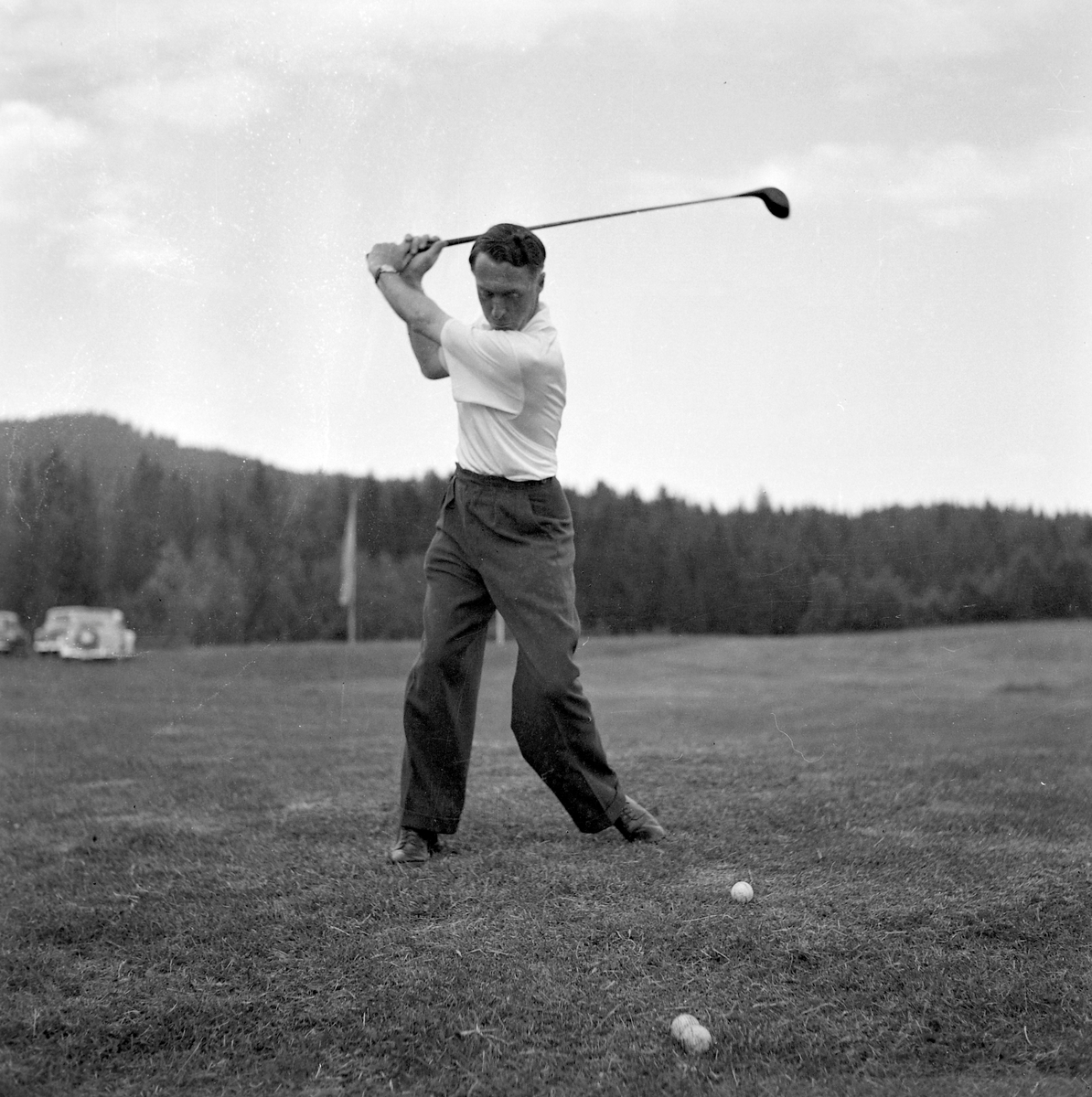 Svensk-norsk golfmatch på Sommersetra