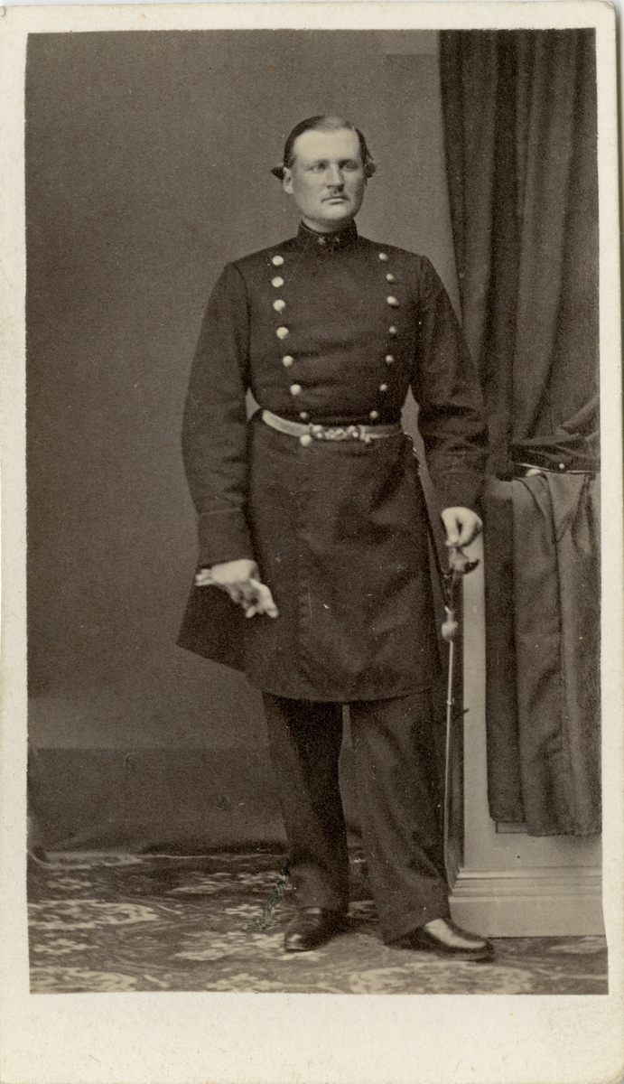 Porträtt av Carl Christer Herman Phalén, underlöjtnant vid Kalmar regemente I 20.