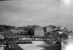 De første nybyggene i Bødtkers gate, i April 1941. En ser Ro