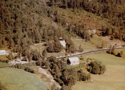 Flyfoto fra Norheim på Tingvoll. Bildet er datert 30. juli 1