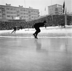 Vardens arkiv. "Skøytelandskamp Sovjet-Norge, Bislett"  13-1