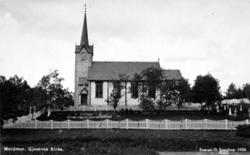 Postkort:  620 ";Nordmør, Gjemnes kirke. Eneret G. Sverdrup 