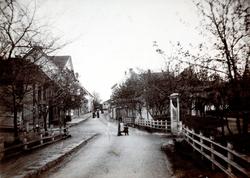 "Parkveien". Foto fra deler av Parkveien, senere Langveien, 