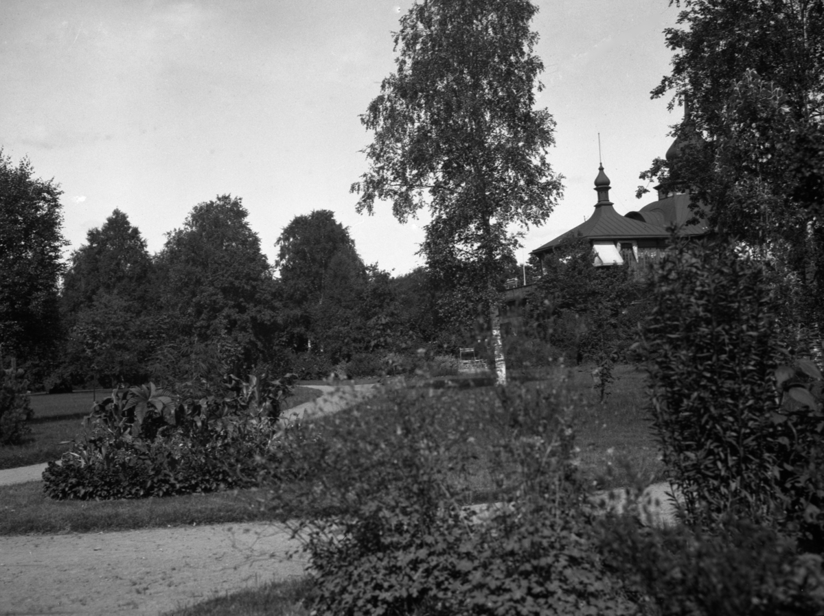 Stadsträdgården i Karlstad 1909.