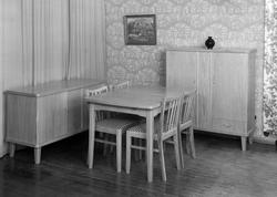 To spisestuer fra Kortgaard Møbelfabrikk i Molde