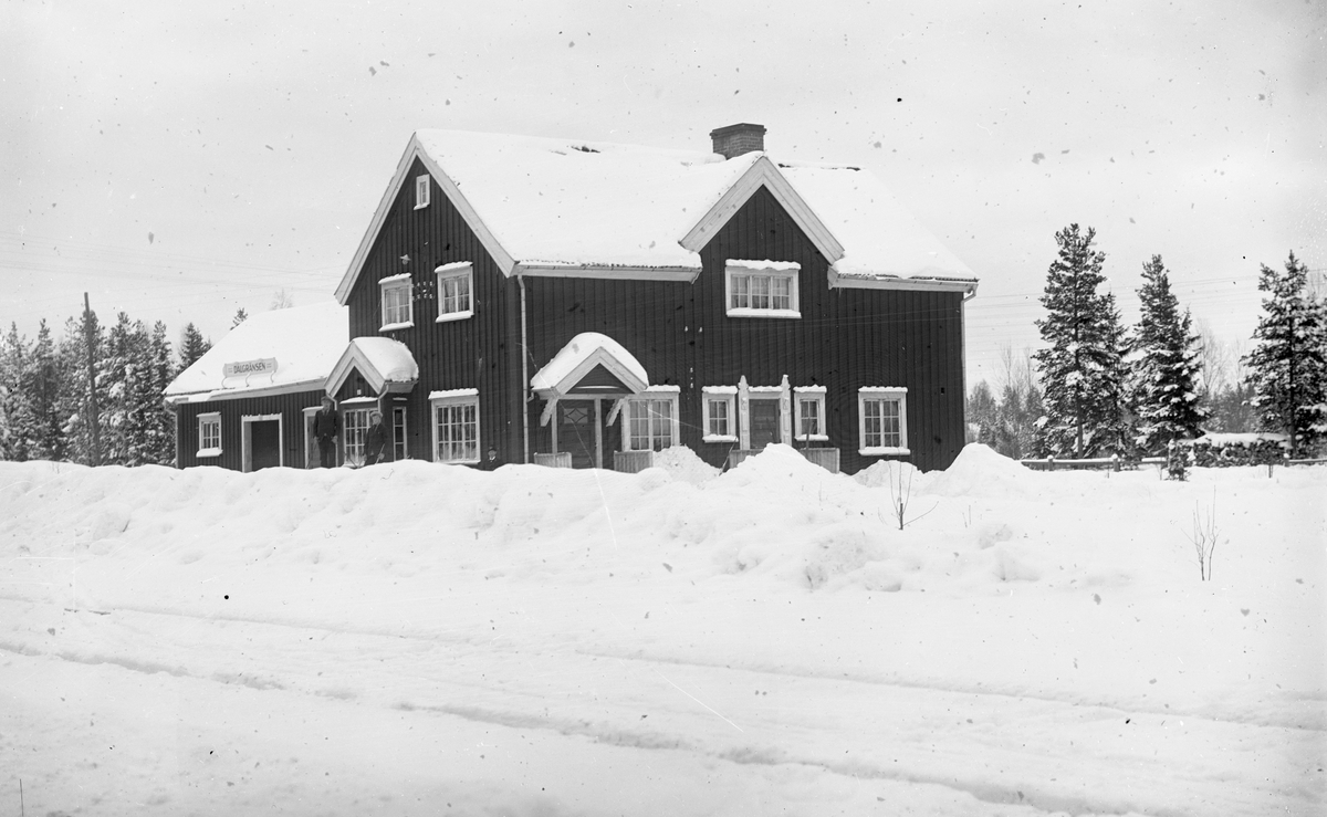 Dalgränsens station, vintermotiv