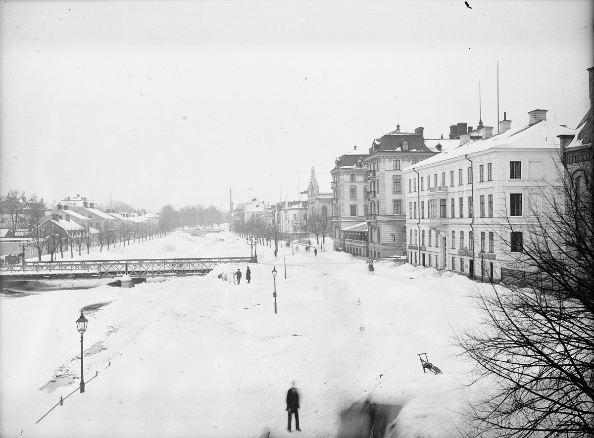 Norra Strandgatan en vinterdag