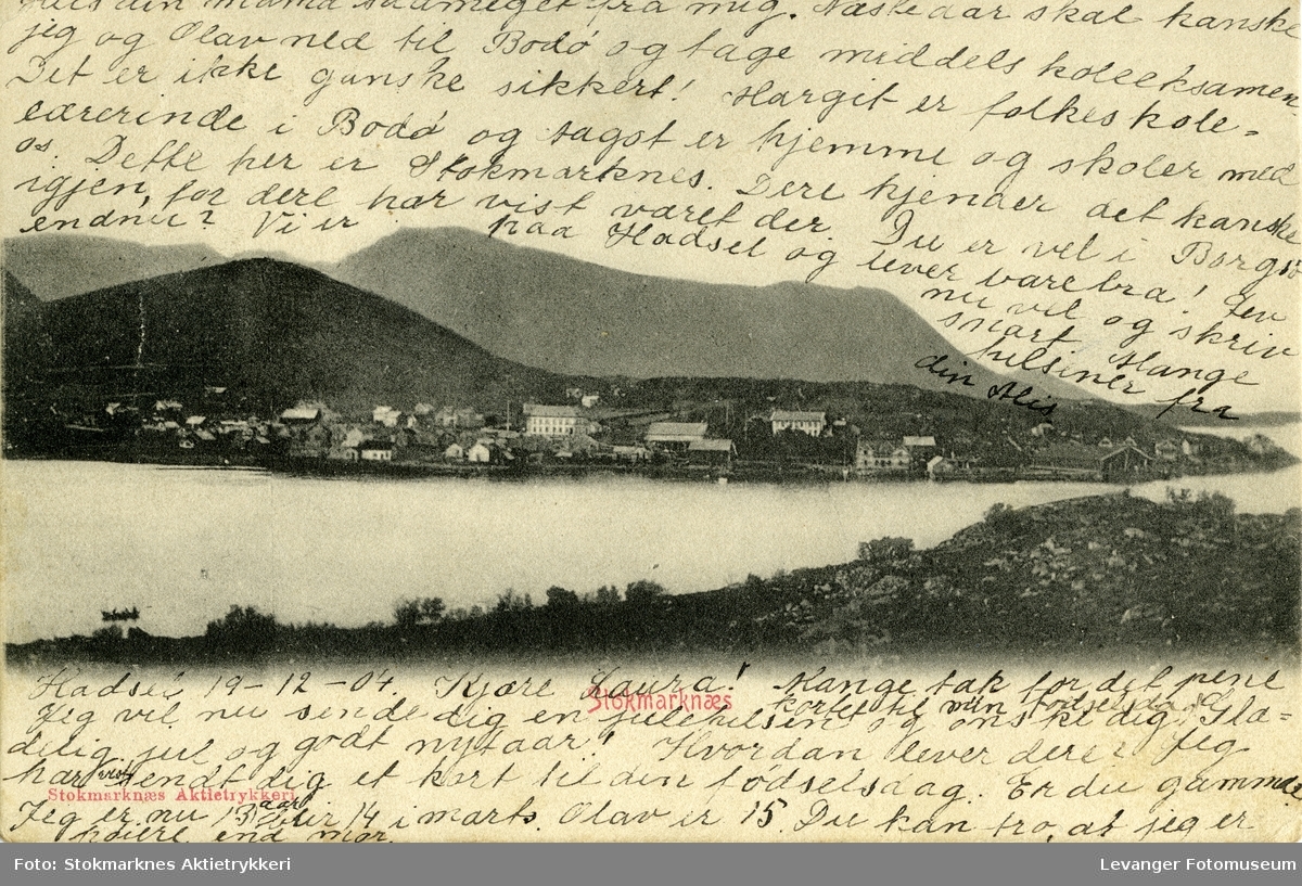 Postkort, landskap fra Steilo.