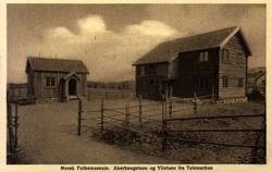 Postkort.  Akerhaugstuen og Ylistuen fra Telemark. Telemarks