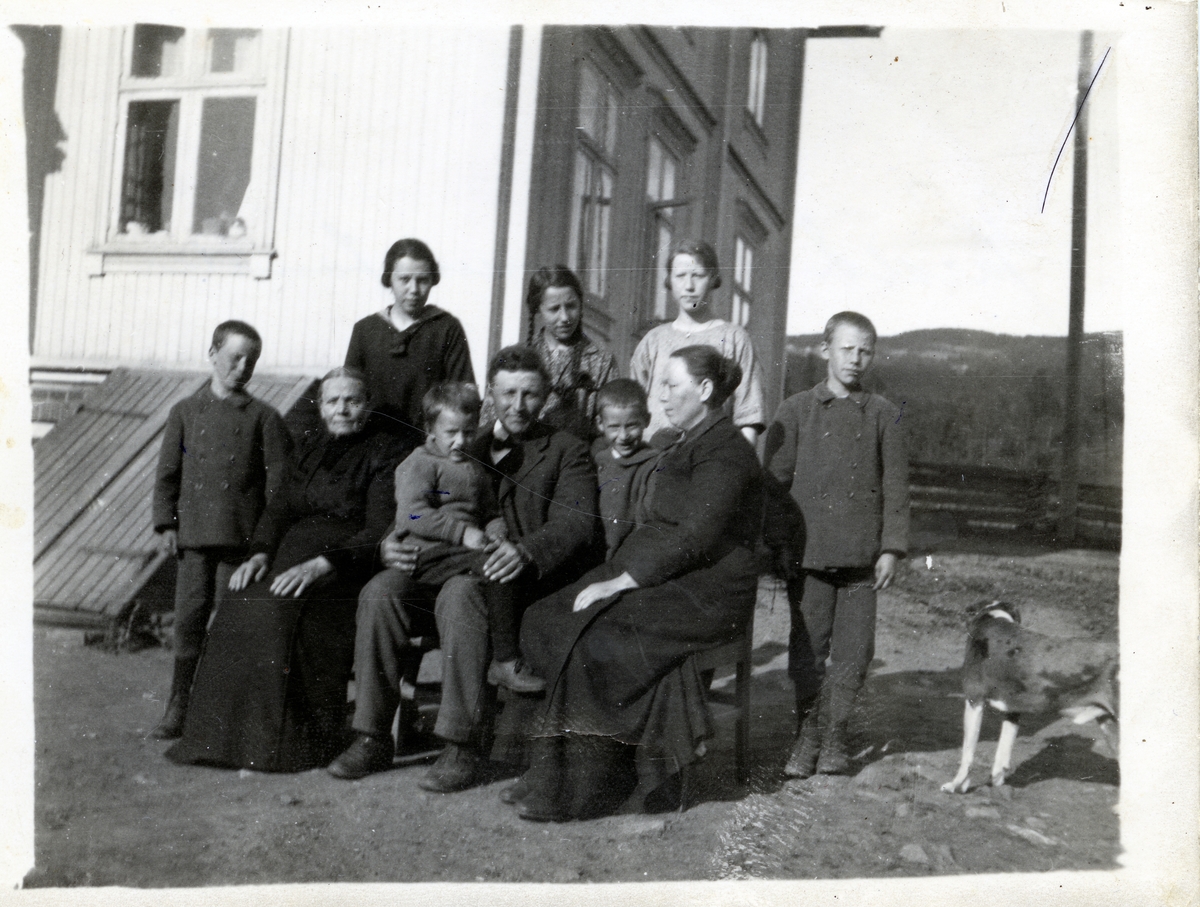 Harald Sørlie med familie.
