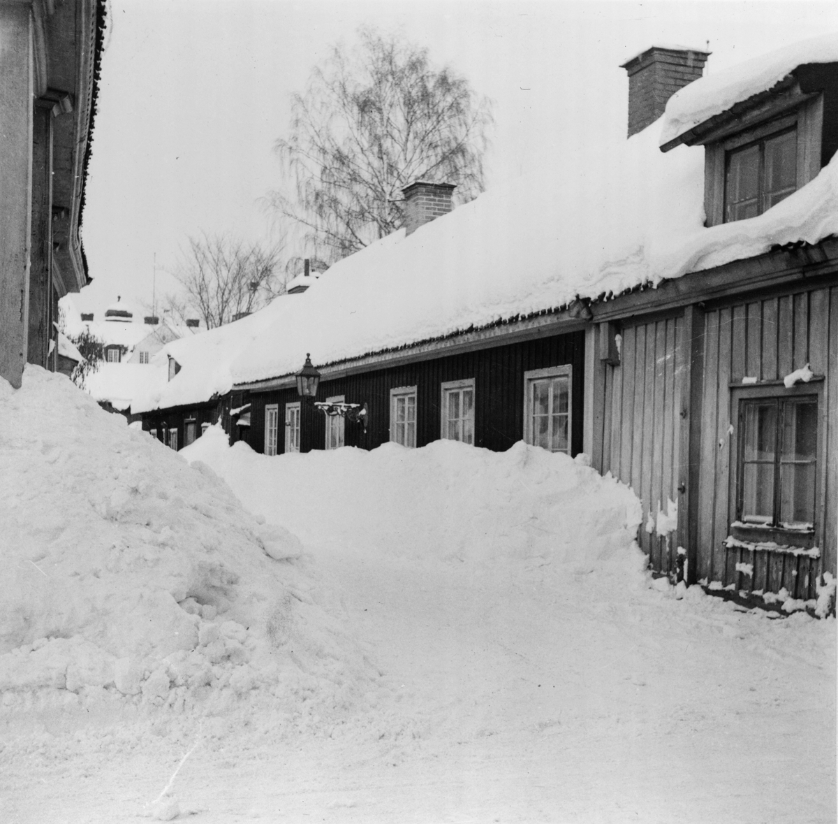 Ruddamsgränd från Västra Islandsgatan. Fotograferat 1953.
