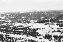 Gausdal, Østre Gausdal (antatt), fjellandskap, vinter, grans