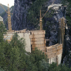 Buedammen ved Zakariasvatnet i Tafjord